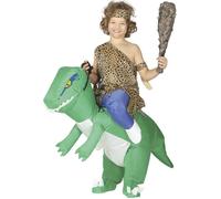 FIESTAS GUIRCA, S.L. Disfraz a Hombros de Dinosaurio Hinchable Infantil M-(7/9 años)