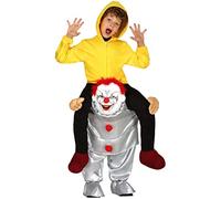 FIESTAS GUIRCA, S.L. Disfraz a Hombros de Payaso Diabólico Infantil L-(10/12 años)