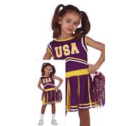 FIESTAS GUIRCA, S.L. Disfraz de Animadora Lila para niña