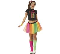 FIESTAS GUIRCA, S.L. Disfraz de Años 80 Love para Mujer