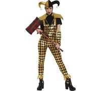 Fiestas Guirca, S.L. Disfraz de Arlequín Dorado para Mujer