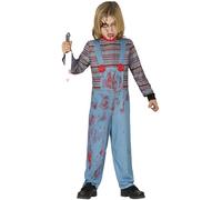 FIESTAS GUIRCA, S.L. Disfraz de Chucky Poseído Infantil M-(7/9 años)