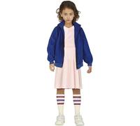 FIESTAS GUIRCA, S.L. Disfraz de Eleven de Stranger Things para niña S1-(5/6 años)
