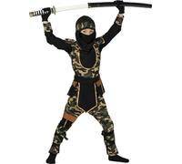 Fiestas Guirca Disfraz de Ninja Comando para niño S1 (5/6 años)