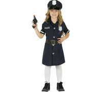 Fiestas Guirca, S.L. Disfraz de Policía Vestido para niña L-(10/12 años)