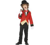 FIESTAS GUIRCA, S.L. Disfraz de Presentador Circo Chaqué Infantil M-(7/9 años)