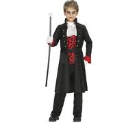 FIESTAS GUIRCA, S.L. Disfraz de Vampiro Vulturi para niño M-(7/9 años)