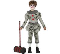 FIESTAS GUIRCA, S.L. Disfraz Payaso psicópata niño - 3-4 años (95-105 cm)
