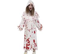 Fiestas Guirca Disfraz religioso sangriento para niños 5-6 años (110-115 cm)