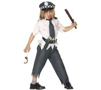 Fiestas Guirca, S.L. Disfraz Zombie de Policía Picos para niño S1-(5/6 años)