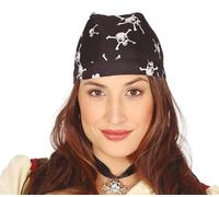 Fiestas Guirca Pañuelo adulto unisex - Versátil para disfraces y carnaval - Negro