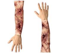 FIESTAS GUIRCA | Set 2 Mangas Tela Efecto Brazo Cosido (Tatuajes y FX) - Accesorio de Maquillaje Efecto Sangre para Niños y Adultos- Multicolor