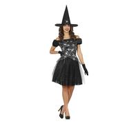 Fiestas Guirca Set de Disfraces Diseño Bruja Araña para Mujer (FG487)