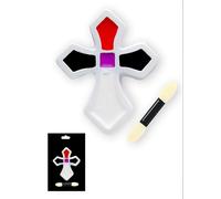 FIESTAS GUIRCA | Set de Maquillaje de Vampiro - Pintura Facial para Disfraces de Halloween y Fiestas de Vampiros - Ideal para Todos los Usuarios - Multicolor