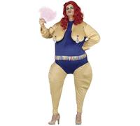 FIESTAS GUIRCA Sexy Drag Queen Mens Fancy Dress Costume - Funny Mens Outfit - Bachelor Party Stag Do Fancy Dress Men Size M 48-50