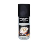FIESTAS GUIRCA | Spray Decoración Pasteles Negro (100 ml) - Utensilio de Cocina para Decorar Tartas y Postres - Ideal para Halloween y Fiestas Temáticas - Accesorio de Repostería - Negro