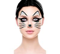 TATUAJES EFÉMEROS CARA DE PALETE GATO 20 CM