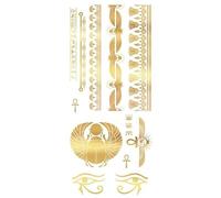 Fiestas Guirca Tatuajes Egipcios Dorados