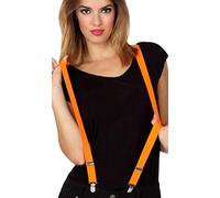 FIESTAS GUIRCA Tirantes naranja neón