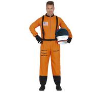 FIESTAS GUIRCA Traje Astronauta Naranja Disfraz Hombre - Traje Espacial Disfraz Hombre Talla L 52-54