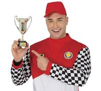 FIESTAS GUIRCA | Trofeo Nº1 Reutilizable (20 cm) - Decoración de Mesa para Fiestas Deportivas y Celebraciones - Ideal para Competiciones y Eventos - Oro Negro