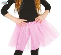 Fiestas Guirca Tutu 30 cm Rosa con Glitter
