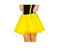 FIESTAS GUIRCA | Tutú Amarillo Neon (40 cm) - Falda de Tul para Disfraz de Bailarina, Princesa o Hada - Ideal para Fiestas de Disfraces, Carnaval y Halloween - Accesorio para Mujer Adulta - Amarillo