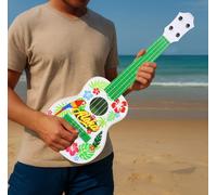 FIESTAS GUIRCA | Ukelele Aloha Multicolor (52 cm) - Instrumento Musical de Juguete para Fiestas Hawaianas y Celebraciones - Accesorio de Disfraz para Niños y Adultos- Multicolor