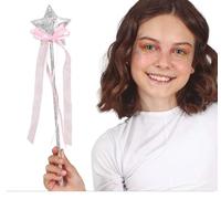 FIESTAS GUIRCA Varita con Estrella Plata 35 CMS