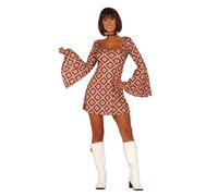 Fiestas Guirca Vestido de Disfraz Diseño Disco para Mujer (FG763)
