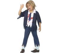FIESTAS GUIRCA ZOMBIE ADOLESCENTE disfraz de halloween infantil edad 5-6 años