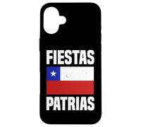 Fiestas Patrias Bandera Chilena Día de la Independencia de Chile Carcasa para iPhone 16 Plus