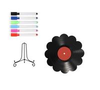 Fieuaah Alternativa Libro de visitas de Discos de Vinilo, SCB1946 2 | Decoraciones de pared / estante, decoraciones de registros de libro de visitas para bodas, cumpleaños, Navidad,