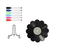 Fieuaah Alternativa Libro de visitas de Discos de Vinilo, SCB1946 5 | Decoraciones de pared / estante, decoraciones de registros de libro de visitas para bodas, cumpleaños, Navidad,