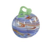 Fieuaah Colgante de Calabaza de Vidrio Colgante, Vidrio de Arte, E | Acento de vidrio de arte soplado a mano para estante de repisa, de entrada, exhibición interior de temporada,