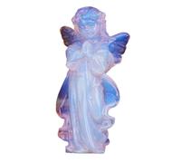 Fieuaah Meditaciones de Las oficinas de la Estatua de, Powder Protein | Regalo espiritual para mujeres y hombres, decoración del hogar, piedras preciosas, figuras coleccionables, adorno
