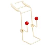 Fieuaah Soporte de Esponja para Grifo de Metal, Cream Color | Estante organizador para fregadero de 2, drenaje de cesta abierta, almacenamiento compacto de cocina sin