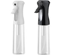 FiexGhau Pulverizador agua 200ml Niebla fina 2 unidades, Fina Niebla Pulverizador Continuo, Spray peluquería, Frascos de Spray Vacio, hogar, limpieza, plantas y mascotas. Alta duración y difusión