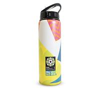 FIFA Botella deportiva de aluminio para mujer de la Copa del Mundo de 750 ml con pajita plegable