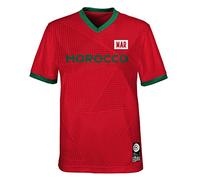 FIFA Camiseta Unisex Oficial de la Copa del Mundo de Fútbol 2023 para Mujer, para Adultos, Camiseta de Marruecos (Paquete de 1)