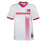 FIFA Camiseta Unisex Oficial de la Copa del Mundo de Fútbol para Mujer, Camiseta de Dinamarca (Paquete de 1)