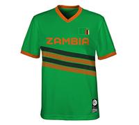 FIFA Camiseta Unisex Oficial de la Copa del Mundo de Fútbol para Mujer, Camiseta de Zambia (Paquete de 1)