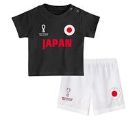 FIFA Conjunto de camiseta y pantalones cortos oficiales 2022 de Japón, conjunto de camiseta y pantalones cortos, unisex, para niños, talla S, edad 2 años