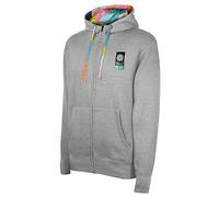 FIFA Sudadera con Capucha Unisex Oficial de la Copa del Mundo de Fútbol para Mujer, con Cremallera, Color Gris Jaspeado (Paquete de 1)