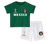 FIFA Unisex Kinder Official World Cup 2022 Tee & Short Set, Toddlers, Mexico, Team Colours, Age 3, Green, Medium