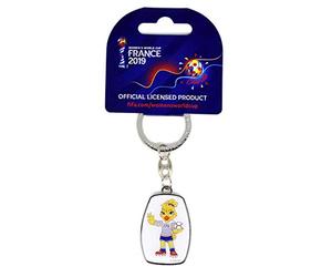 FIFA Women's World Cup France 2019™ Keyring Offset Mascot/Trophy, Adultos Unisex, Réplica, Talla única