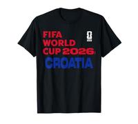 FIFA World CUP26 Croatia Block Letters Camiseta