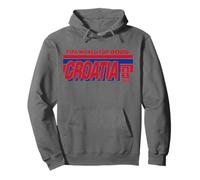 FIFA World CUP26 Croatia Country Stripe Sudadera con Capucha