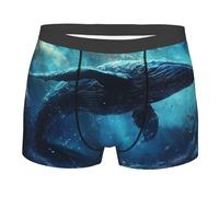 fifbird Calzoncillos tipo bóxer elásticos para hombre, con cintura elástica, Negro, XXL