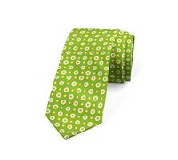 fifbird Corbata moderna multicolor para hombre, ideal para bodas, fiestas, negocios, Verde lima, naranja pálido, Taille unique